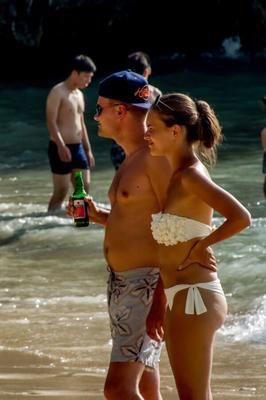 Beau cul sur les plages de Bali