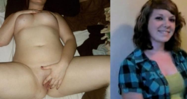 linda chica cubierta y expuesta.