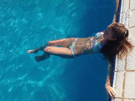 unexpected photos in a bathing suit))