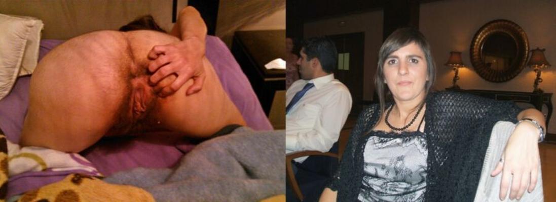 hairy gf dressed undressed