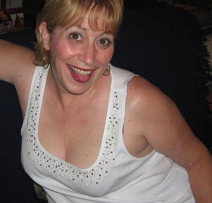 A materially aged woman fully exposed for all to see.