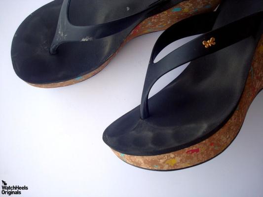 WatchHeels Originals | Used Thong Wedges