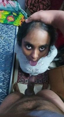 Indian wife nude and sucks dick
