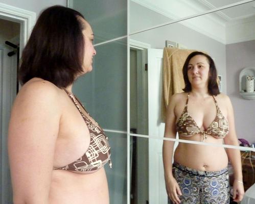 Bikini try on