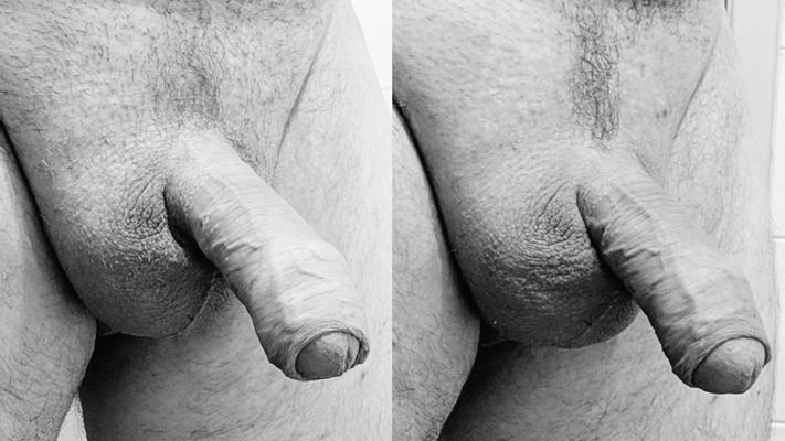 Before and after shave in the shower 