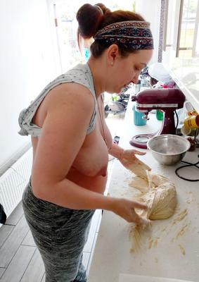 Wifey in the kitchen