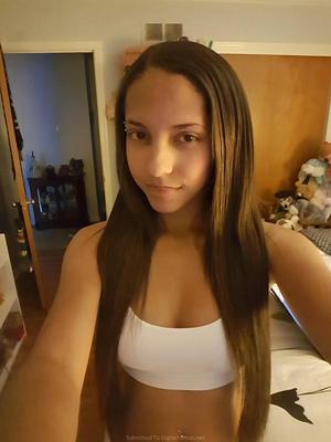 Töner Körper frecher Teenager Selfies