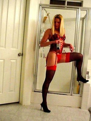 Red lingerie 