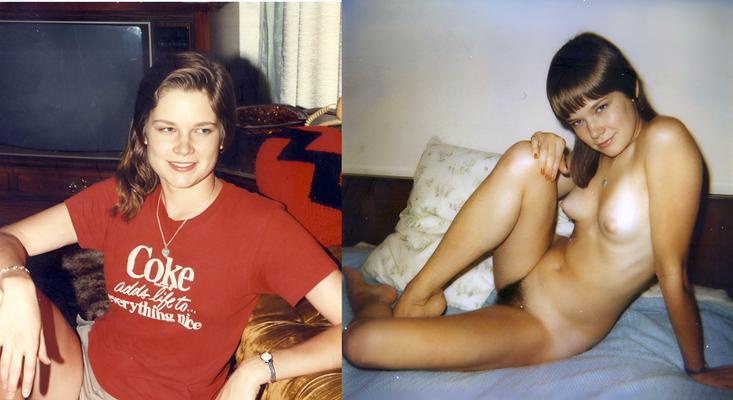 My wife dressed undressed