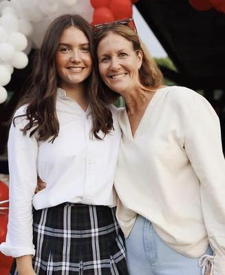 Mom and her best.