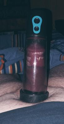 Der Pimmel Meines Freiundes mit Elektrische Penispumpe