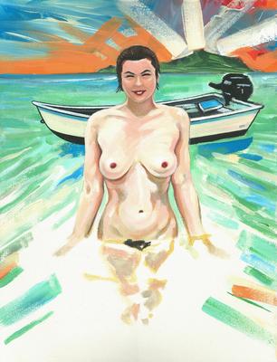 Obra de arte desnuda