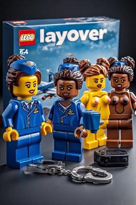 Lego NSFW Imagined set: "Layover!"