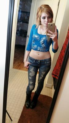 Skinny young teen
