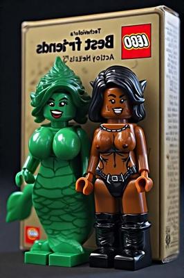 LEGO NSFW Caja imaginada Conjuntos: "Mejores amigos"